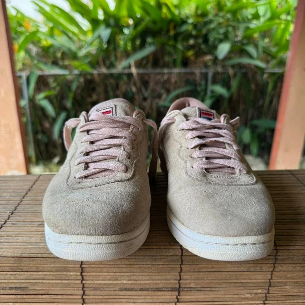 Fila Original Fitness Sneakers Womens Size 6 Dusty Pink Suede Low 5FM00024-821